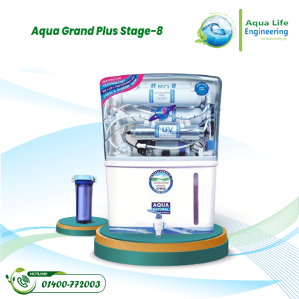 Aqua Grand Plus RO+UV+UF+Alkaline+Mineral Stage:8 Water Purifie -12 Liters
