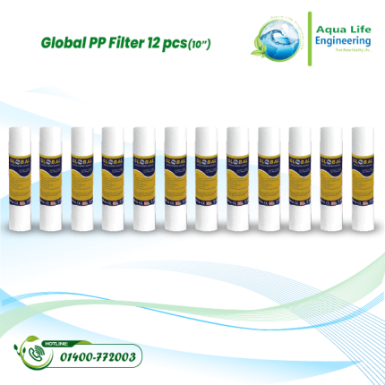 Pack of 12Pcs Global Tech Sediment PP Filter