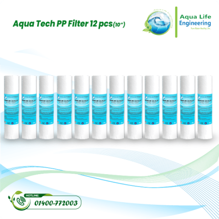 Pack of 12Pcs Aqua Tech Sediment PP Filter