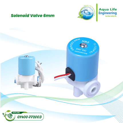 Solenoid valve 6mm for RO