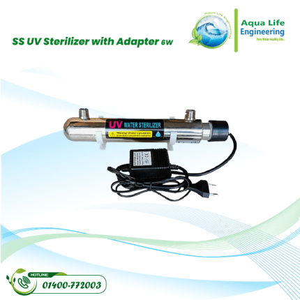 SS UV Sterilizer with Adapter 6W