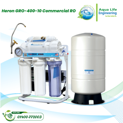 Heron 400GRO Commercial RO Water Purifier 10"